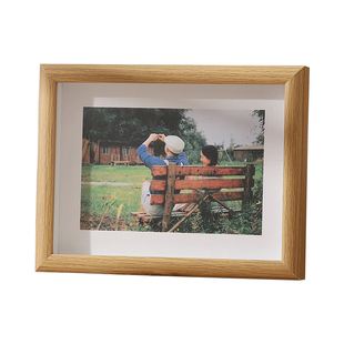 照片打印加相框实木六7寸挂墙定制来图定做冲洗相册8立体中空摆台