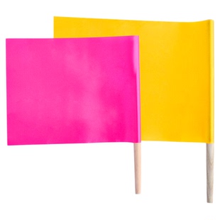 小学生幼儿园课间操早操道具儿童小彩旗舞蹈表演木柄红旗帜竹子杆