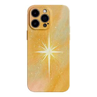 【穿越时空】橙系闪耀星星适用iPhone16/15promax手机壳华为P70Pro苹果13OPPOreon9软vivoS15一加ACE3红米K80