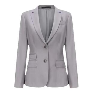 2025招行新款行服职业装浅灰色西服招商银行工作服女西裤外套衬衣