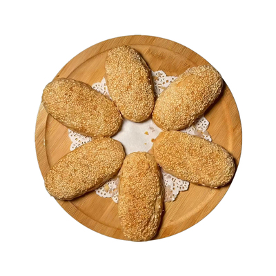 常州特色麻糕椒盐香酥小麻糕葱香手工芝麻烧饼梅干菜蟹壳黄半成品