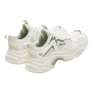 乔丹兔子鞋厚底增高休闲鞋女运动鞋2026春季新款网面鞋子老爹鞋女