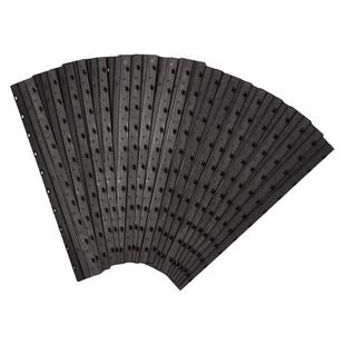 得力塑料装订夹条压边条A4/A3标书装订机装订十孔装订条档案凭证票据办公合同文件装订塑料夹条10孔装订成册