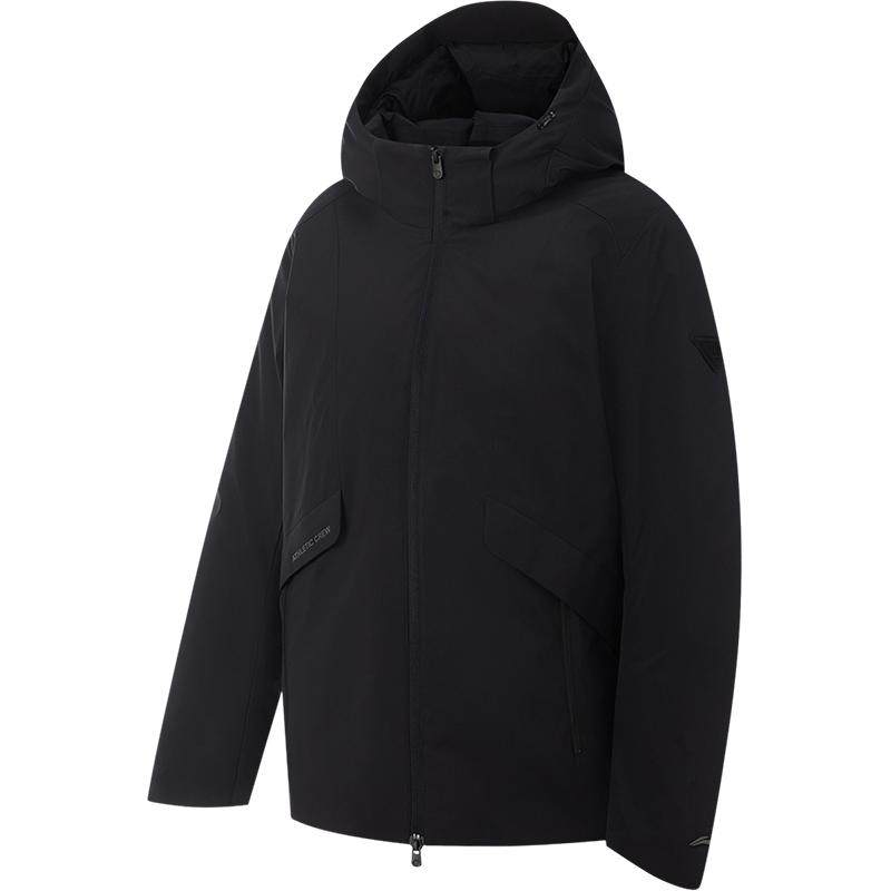 李宁火锅羽绒服丨女冬季官方新款保暖连帽衣服鹅绒中长款运动外套