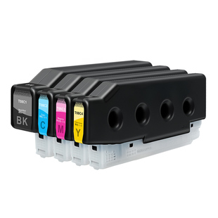 c6000墨盒适用EPSON爱普生AM-c5000a c6000a打印机T08C1黑色专用颜料墨水盒T08C2 T08C3 T08C4非原装彩色墨汁