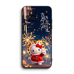 秋昊适用于红米K40S高颜值手机壳22021211rc动漫彩绘红米k40s防摔保护套22021211rc可爱超萌红米k40s创意搞怪