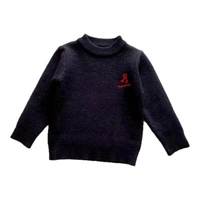 儿童毛衣一体绒打底衫秋冬保暖服