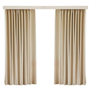 卧室窗帘全遮光2025新款女孩房间奶油风客厅轻奢挂钩式隔热遮阳布