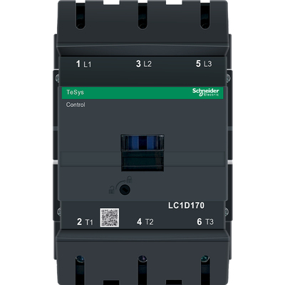 施耐德三相接触器LC1D17000Q7C 三相170A交流线圈F7C220V110V380V