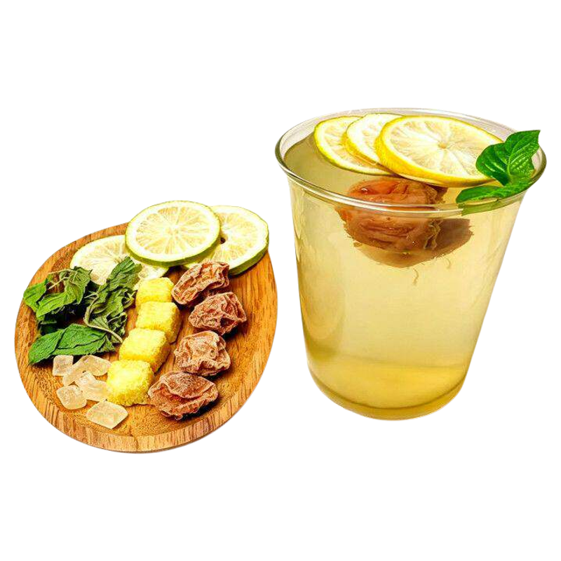 补充VC清爽解腻话梅油柑柠檬茶