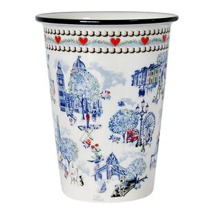 英国CATH KIDSTON原创伦敦印花复古陶瓷杯子男女友伴手礼物400ml