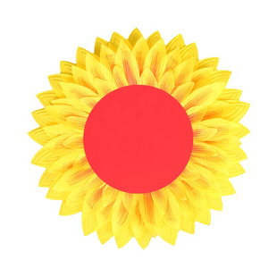 向日葵舞蹈手拿花大合唱红歌比赛手持太阳花朵运动会入场创意道具