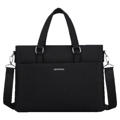 男士手提包全帆布牛津布公文包男