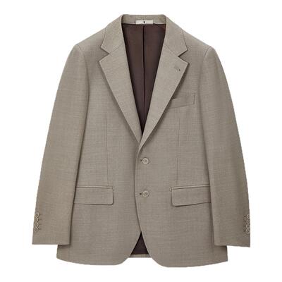 WANTSUIT燕麦黄西服商务休闲