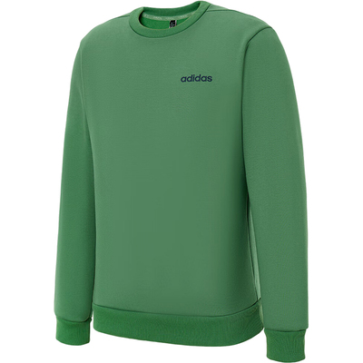 Adidas/阿迪达斯正品秋季男士加绒保暖休闲运动卫衣JX9401