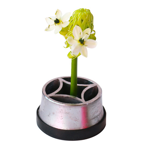 七宝插花固定神器剑山插花器日式禅意日本花道中式花器器皿小原流