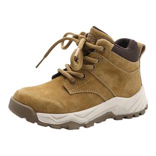 Dickies儿童户外徒步登山靴男童防滑高帮童鞋女童复古工装马丁靴