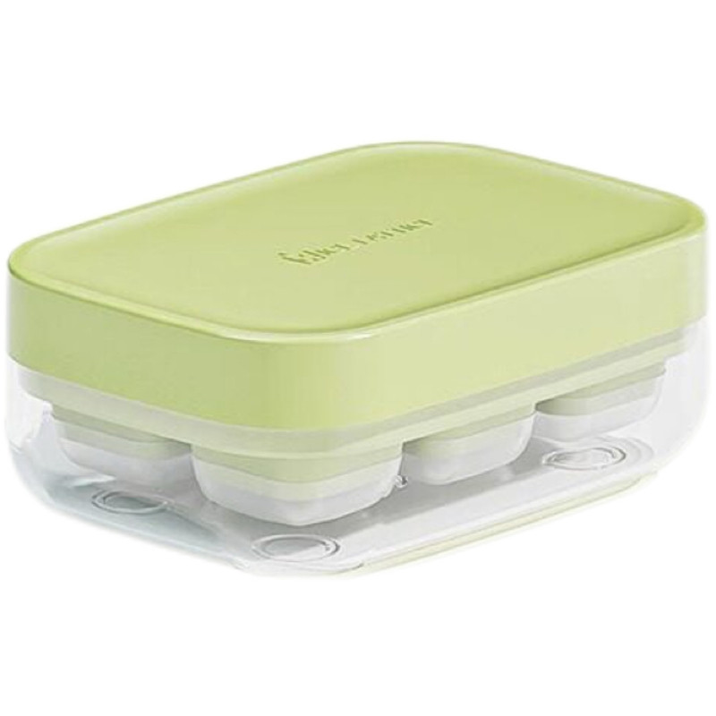 食品级硅胶按压带盖迷你冰格