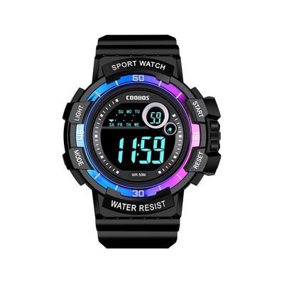 酷宝仕夜光运动男女孩防水手表