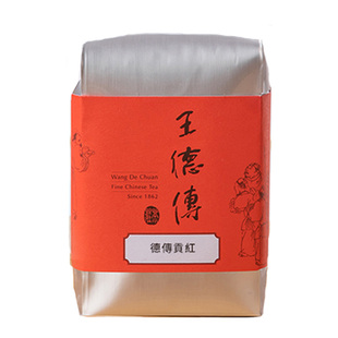 王德传茶庄 德传贡红晓光山红茶75g袋装 一级云南滇红工夫红茶叶