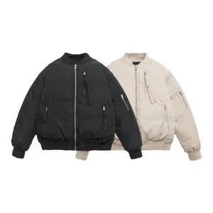 Electrical Shop冬季美式复古飞行员夹克棉服cleanfit宽松外套MA1
