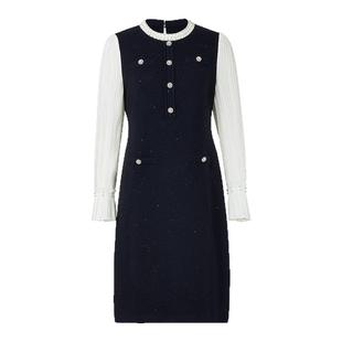 【绵羊毛】Koradior珂莱蒂尔商场同款2025冬新款气质香风连衣裙女