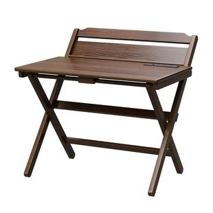 三梦实木折叠书桌学生家用电脑桌卧室小户型床边学习小桌子办公桌