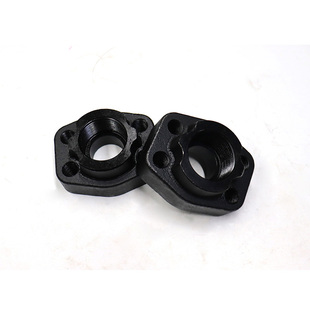 SAE旋入式液压泵进出口连接法兰 G/PT螺纹 内丝凸台内螺纹法兰盘