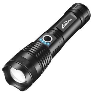 强光手电筒可充电式户外远射超亮家用便携氙气灯超长续航激光小型