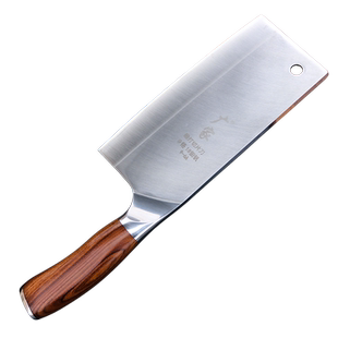 广家9cr18mov夹钢刀菜刀 9铬切片刀切菜切肉锋利锻打厨房刀具不锈