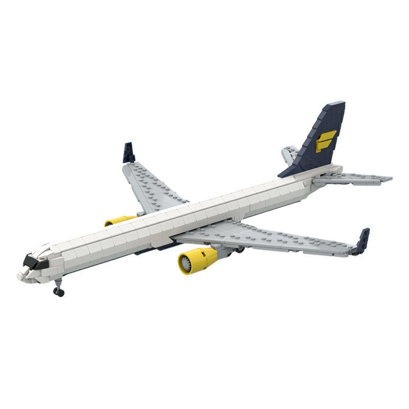 波音757-200积木飞机模型