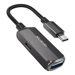 MCDODO/麦多多适用华为苹果iPhone15手机转接头数据充电二合一平板ipad转接器三星安卓读取转换头外接硬盘U盘