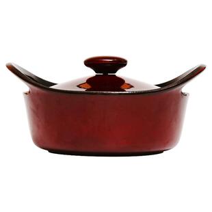 归禾器铸铁锅16CM珐琅锅炖锅家用煲汤焖炖锅搪瓷砂锅焖烧锅一人食