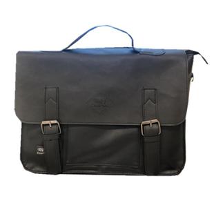 threebox韩国日系男士手提包复古商务单肩包女斜挎文件公文电脑包