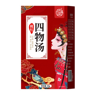 四物汤药材包当归川芎地黄白芍口服液浓缩颗粒补气养血桃红中药材