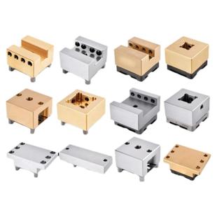 U20槽电极座火花机放电夹具方形卡盘不锈钢可兼容EROWA电极卡盘