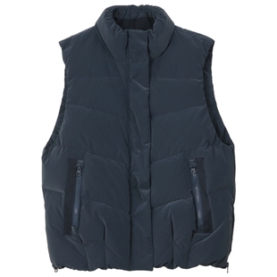 NAUTICA/诺帝卡女装冬季光泽感蓬松轻盈休闲羽绒马甲54JC05