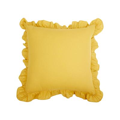 阳春小镇方形荷叶边款珍珠棉抱枕