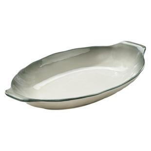 双耳陶瓷鱼盘家用2025新款蒸鱼盘子高级感鱼盆餐具鱼碗大号装鱼碟