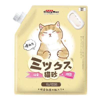 日本2.5kg多格漫除臭混合猫砂