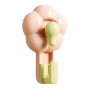 花朵吸盘挂钩真空强力粘胶承重无痕免打孔浴室卫生间厨房创意可爱