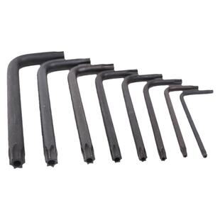 德国wiha威汉中孔梅花内六角扳手进口空心防盗L形六角星型363TR