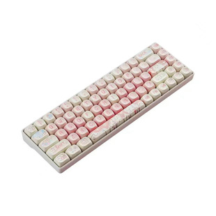 前行者MT68小型无线蓝牙机械键盘68键高颜值女生办公游戏小型便携