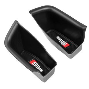 适用于奥迪A4LA6LQ5LA7A3A8Q7Q8车门储物盒把手内饰用品改装配件