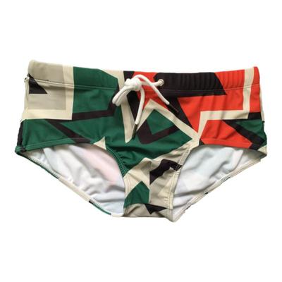 seobean希宾数码印几何平角泳裤