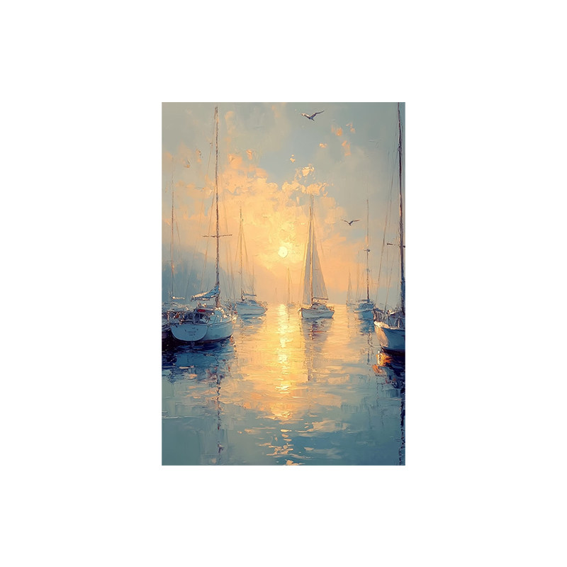 白鹿艺术手绘油画印象装饰画