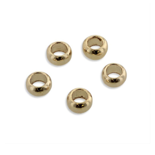 按压型项链手链定位珠日本partsclub手工diy配件饰品金色现货