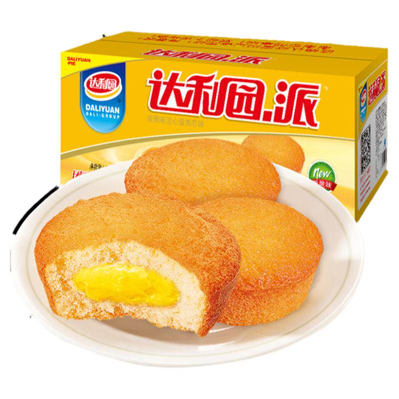 达利园蛋黄派整箱面包学生早餐食品即食小吃零食充饥吃的营养蛋糕