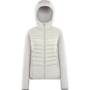 爱居兔户外轻薄鹅绒羽绒服2025年冬季新款女短款修身内搭便捷外套