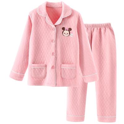 迪士尼全棉睡衣夹棉秋冬季家居服